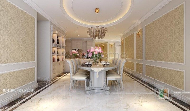 Thiết kế phòng ăn tại Hà Nội