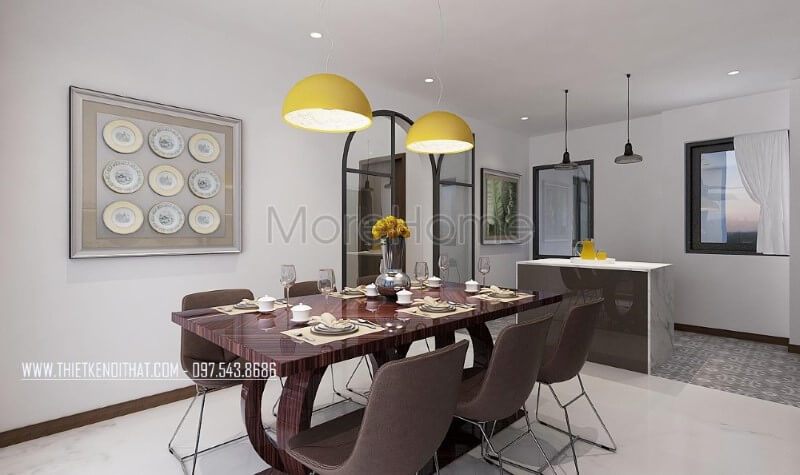 Thiết kế phòng ăn tại Hà Nội