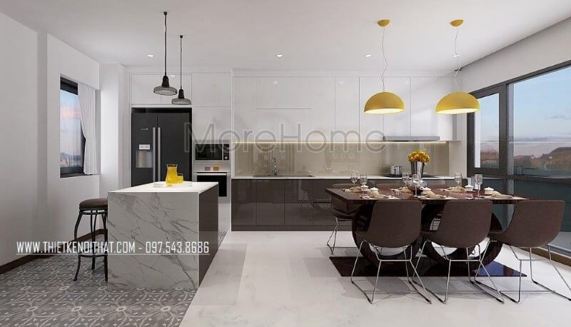 Thiết kế phòng ăn tại Hà Nội