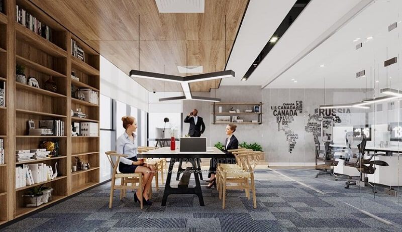 Thiết kế nội thất văn phòng cao cấp