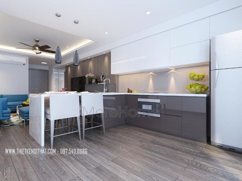 Thiết kế phòng bếp tại Hà Nội