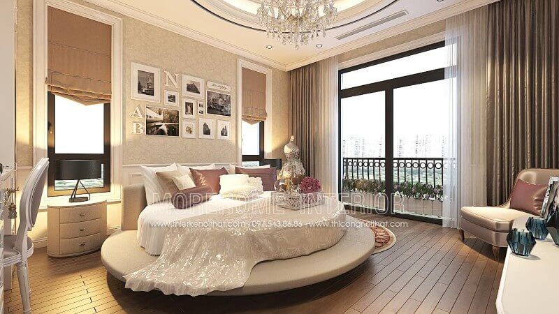 Giường ngủ bọc nỉ