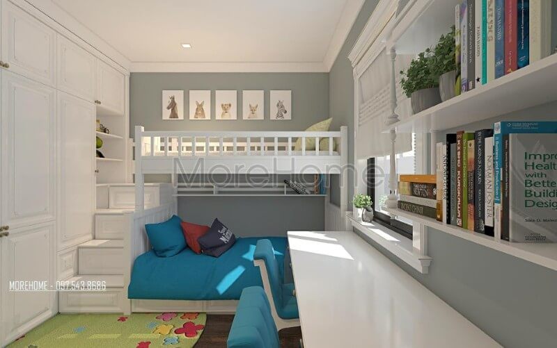 Gợi ý các mẫu giường tầng đẹp dành cho trẻ em đầy cá tính