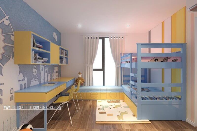 Gợi ý các mẫu giường tầng đẹp dành cho trẻ em đầy cá tính