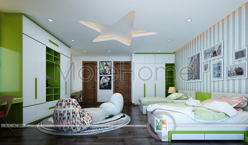 Giấy dán tường phòng ngủ hải phòng