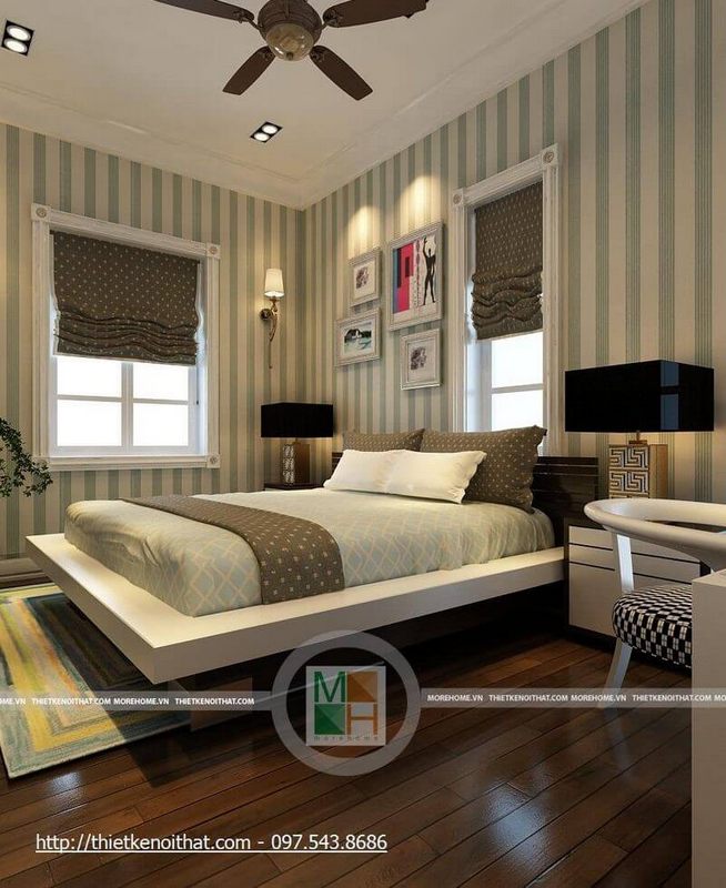 Giấy dán tường phòng ngủ hải phòng