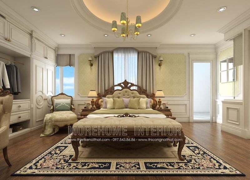 Giường ngủ gỗ tự nhiên