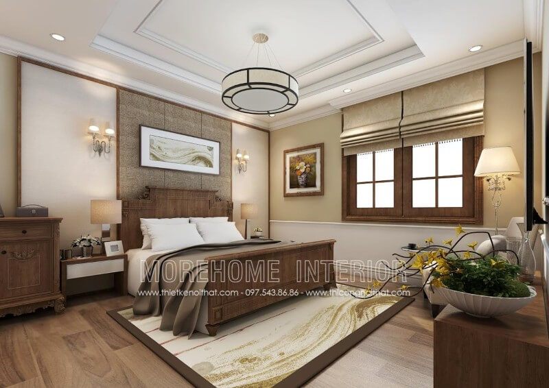 Giường ngủ gỗ tự nhiên