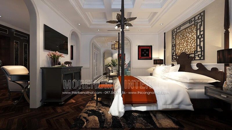 Giường ngủ gỗ tự nhiên