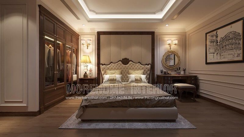 Thiết kế phòng ngủ tân cổ điển