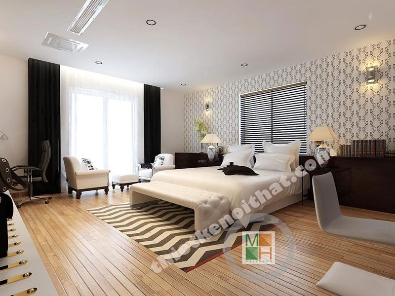 Thiết kế phòng ngủ tân cổ điển