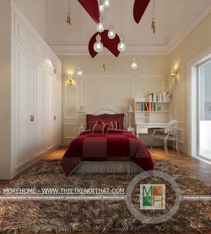 Thiết kế phòng ngủ tân cổ điển