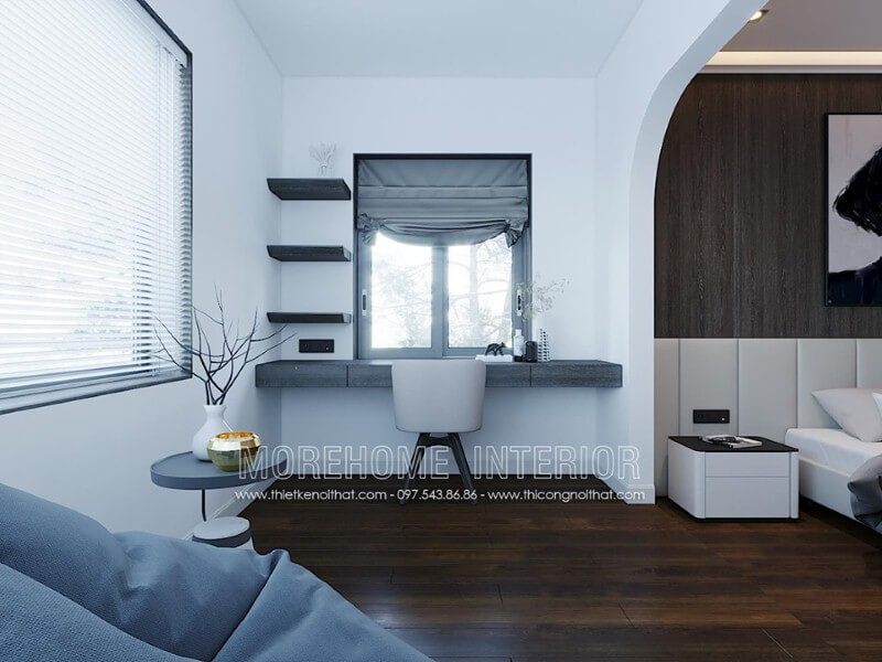 Phòng ngủ có góc học tập