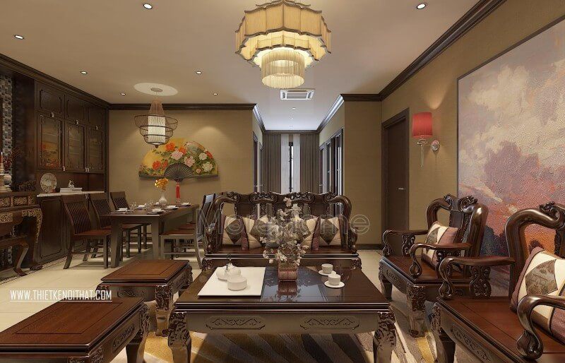 Thiết kế phòng khách chung cư cao cấp cho không gian sống hoàn hảo