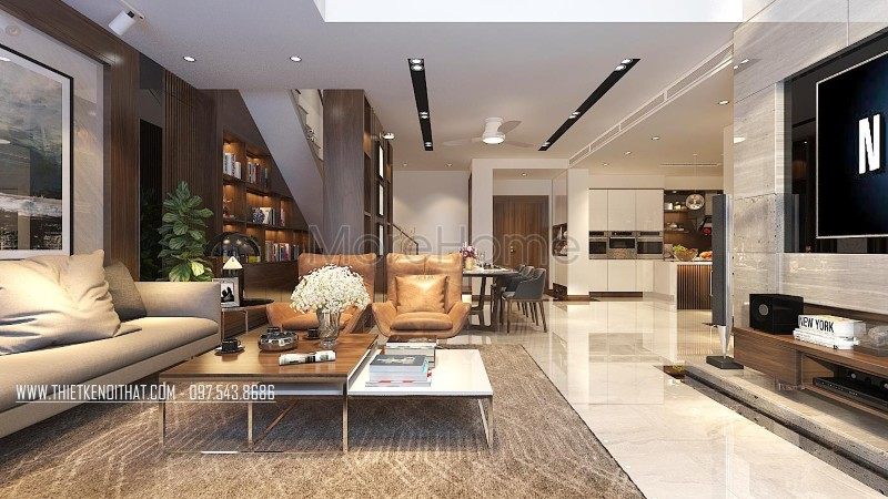 Trang trí phòng khách chung cư