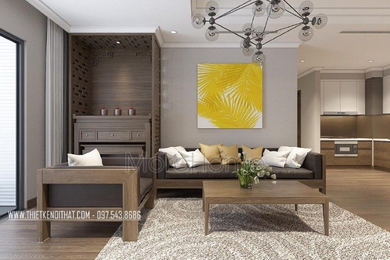 Trang trí phòng khách chung cư