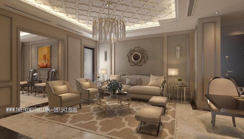 Trang trí phòng khách chung cư
