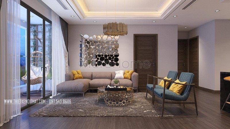 Trang trí phòng khách chung cư