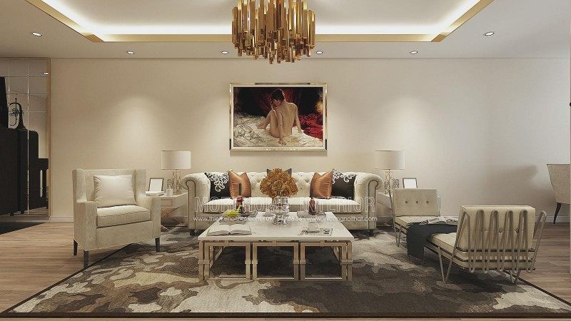 Trang trí phòng khách chung cư