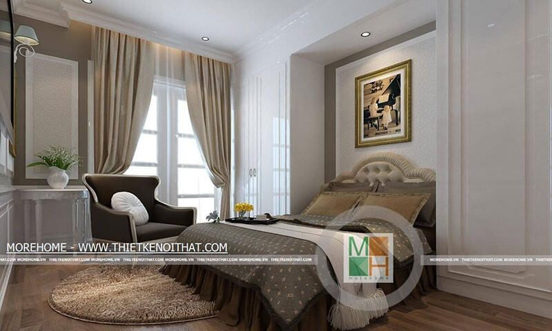 Mẫu sofa đơn tân cổ điển đẹp, sang trọng