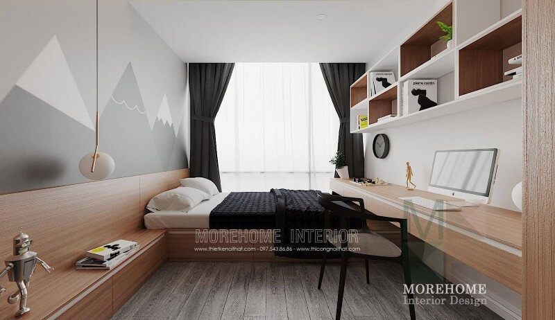 Nội thất phòng ngủ gỗ công nghiệp