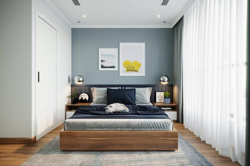 Nội thất phòng ngủ gỗ công nghiệp