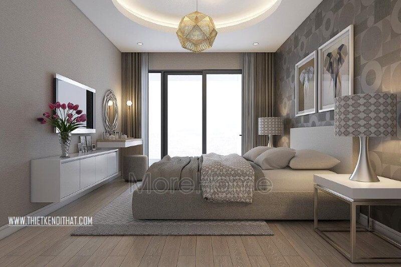 Nội thất phòng ngủ gỗ công nghiệp