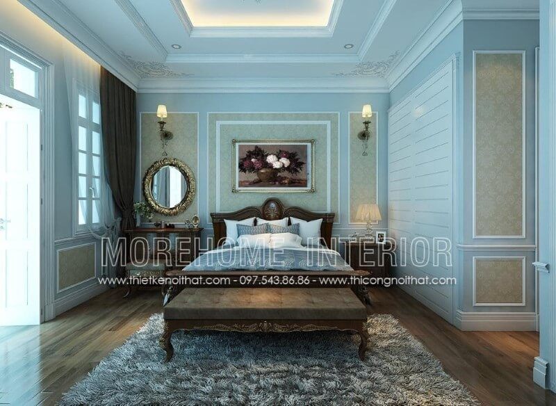 Bán giường ngủ gỗ óc chó đẹp