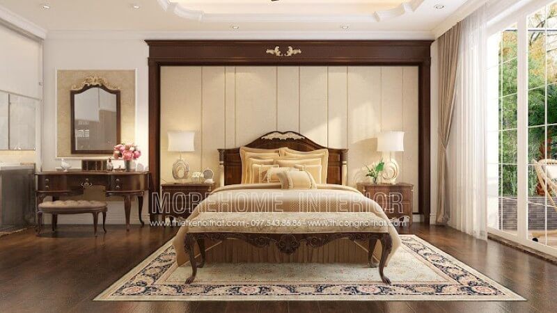 Bán giường ngủ gỗ óc chó đẹp