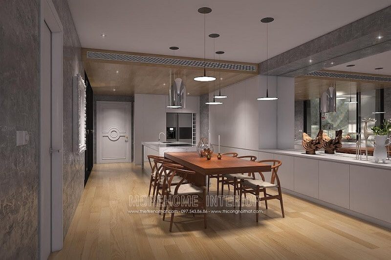 mẫu bàn ăn gỗ tự nhiên cao cấp cho phòng ăn sang trọng