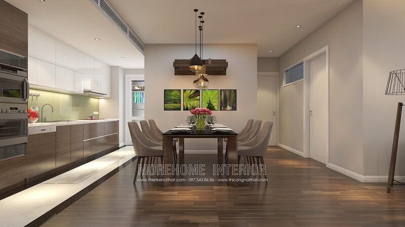 mẫu bàn ăn gỗ tự nhiên cao cấp cho phòng ăn sang trọng