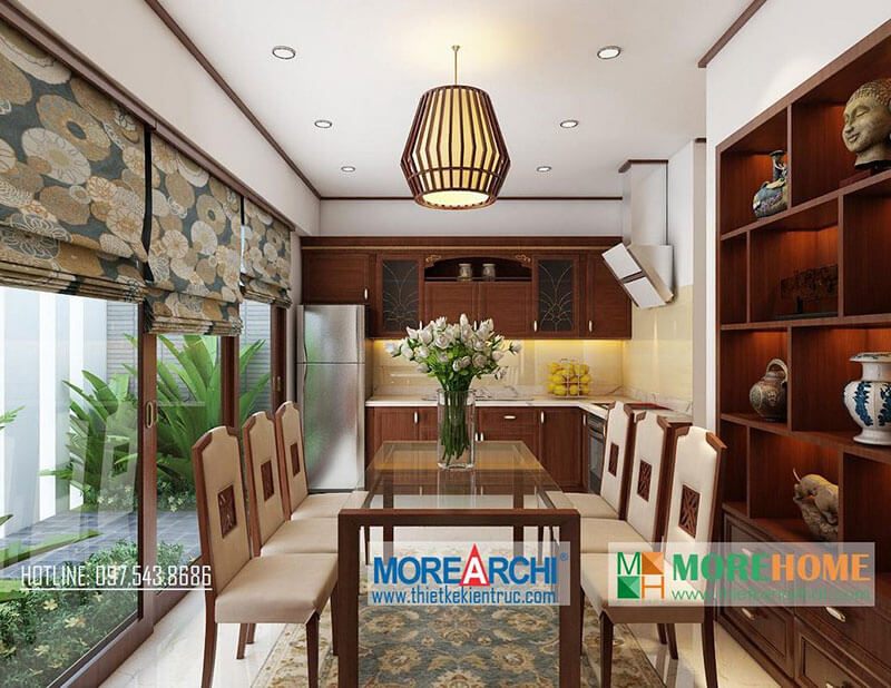 mẫu bàn ăn gỗ tự nhiên cao cấp cho phòng ăn sang trọng