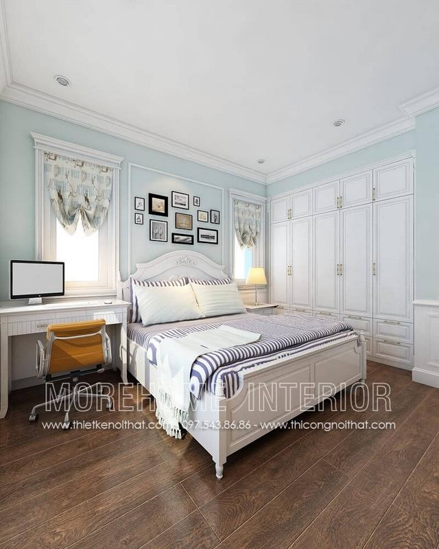 Giường ngủ màu trắng Giường ngủ màu trắng