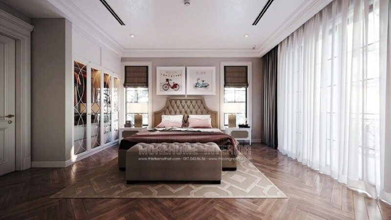 Giường bọc nệm