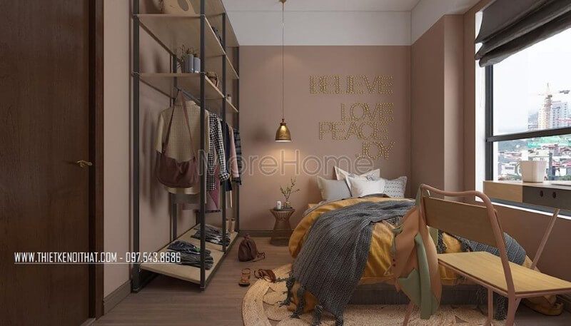 Nội thất phòng ngủ gỗ công nghiệp