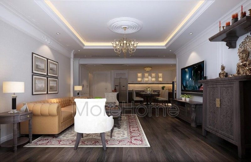 Thiết kế nội thất chung cư Goldmark City sang trọng và ấn tượng