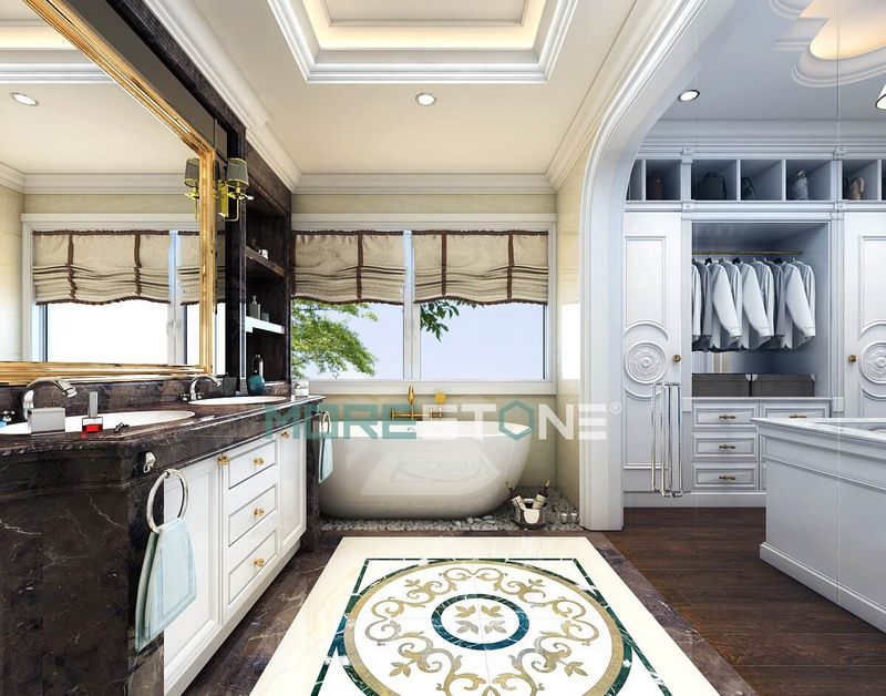 thiết kế phòng tắm biệt thự