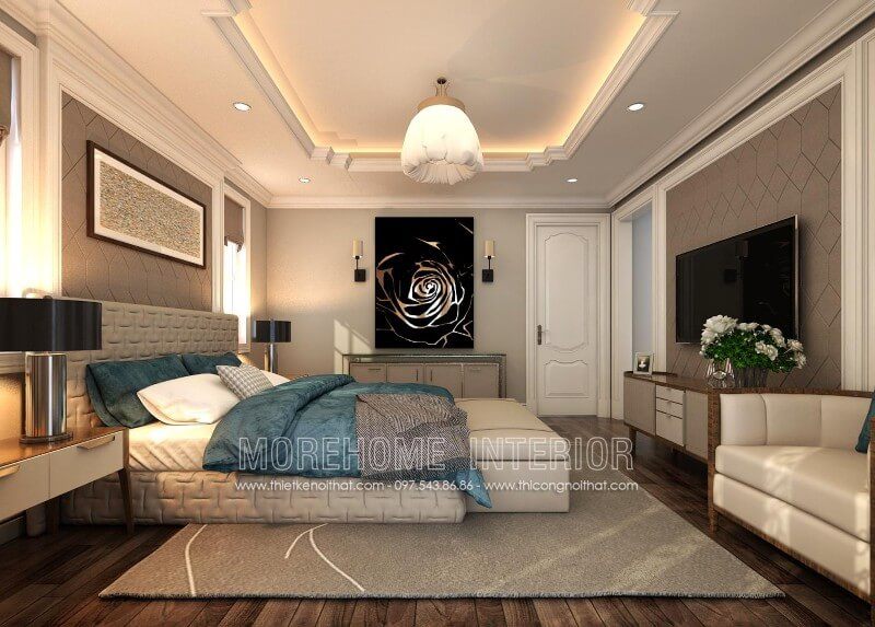 Giường ngủ bọc da